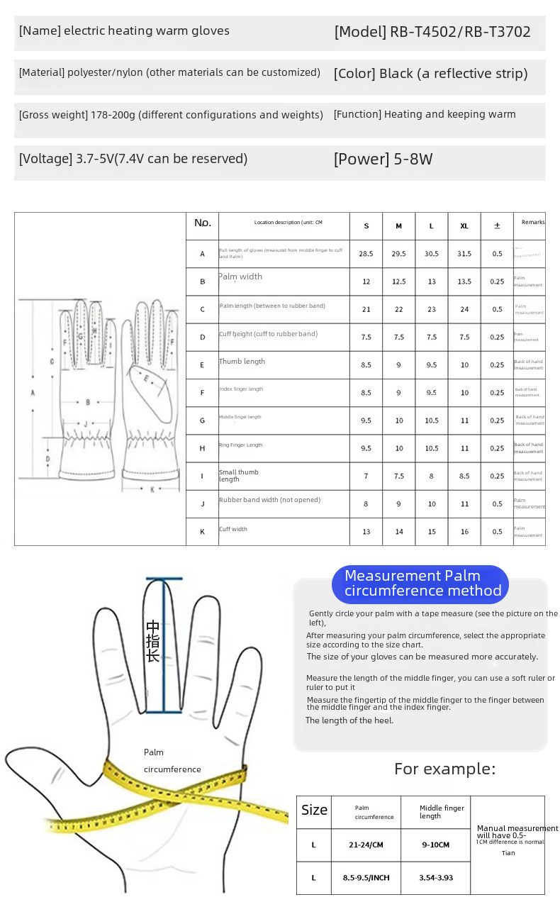 Fiets handschoenen Spotelectric Verwarmde handschoenen Vijfvingerige Verwarmde handschoenen Warme handschoenen Batterijdoos Verwarmde handschoenen_voghion.com