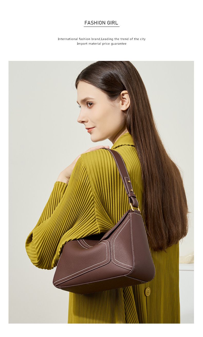 Borse da donna, borsa a tracolla singola, borsa geometrica da donna, borsa a cuscino in vera pelle, borsa a tracolla in pelle di mucca, borsa da pendolare_voghion.com