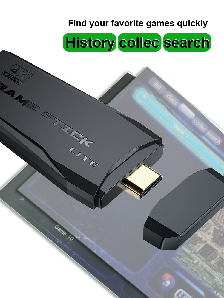 M8 HD TV game console M8 double game controller contains 2.4G game controller 4K double game console_voghion.com