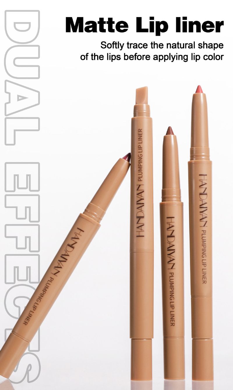 HANDAIYAN Lip Liner - Waterproof & Long - Lasting, Easy To Color, Dual - Head For 3D Lip Shaping_voghion.com