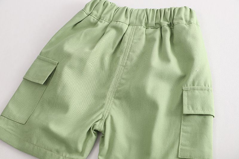 Suvine uus poiste õlakott ümara kaelusega lühikeste varrukatega alg- ja keskkoolilastele_voghion.com