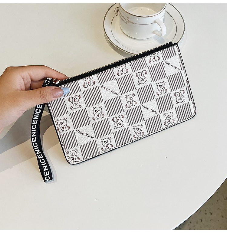Women's Bags Thin Small Coin Purse Women's Short Card Holder Zipper Key Bag Hand Held New Style Zipper Long Wallet Women's Mobile Phone Bag_voghion.com