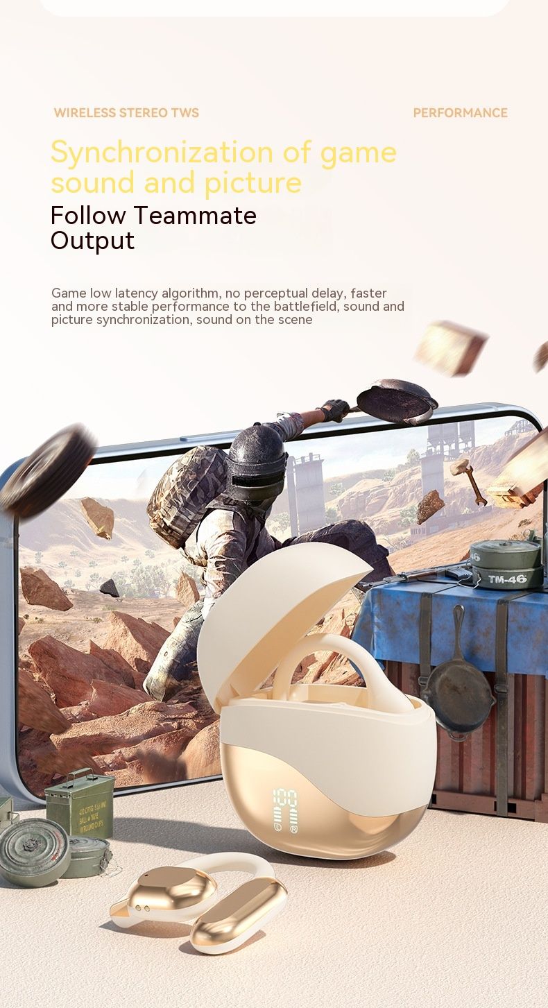 Nová bezdrátová sluchátka M62 s Bluetooth 5.0, vysoce kvalitním kostním vedením a nízkou latencí, OWS Sports_voghion.com
