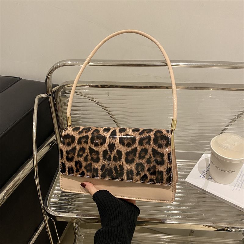 Borse alla moda di quest'anno 2025, nuove borse da donna coreane con stampa leopardata, tracolla a tracolla, piccole, da ascella_voghion.com