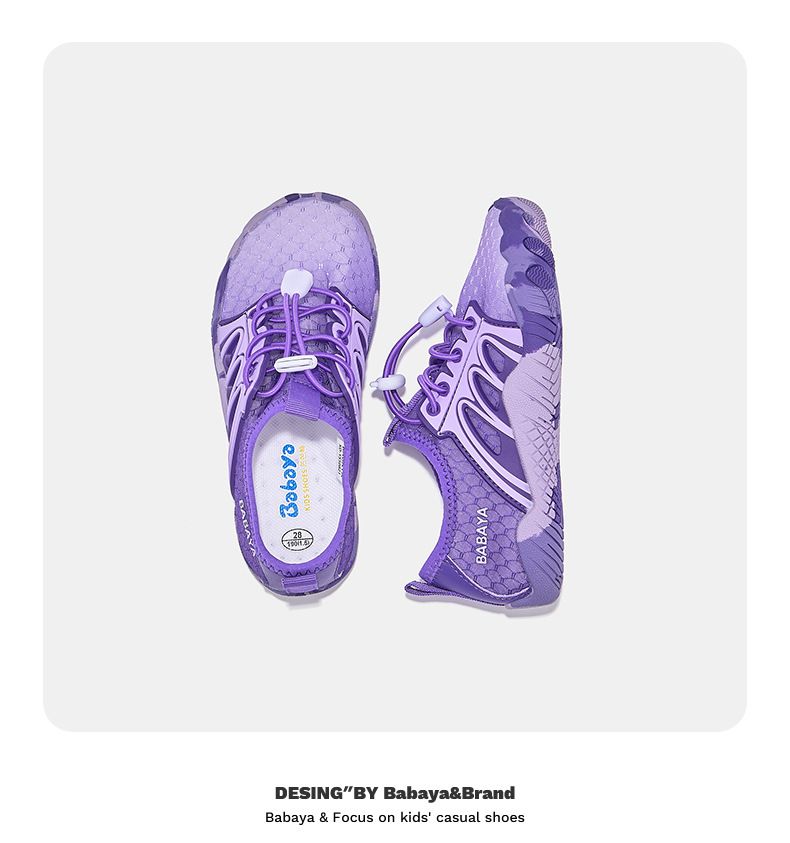 XD-YS50821 Girls' Sports Sandals, Summer New Children's Casual Breathable Running Shoes, Boys' Thin Single Mesh Shoes_voghion.com