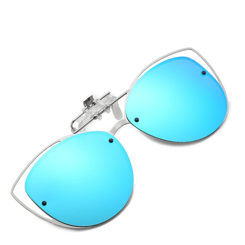 2025 Polarisierte Unisex-Sonnenbrille mit Sehstärke für Tag- und Nachtsichtgläser mit doppeltem Verwendungszweck, Katzenaugenbrille zum Aufstecken_voghion.com