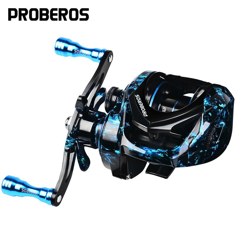 Esca con freno magnetico in metallo con goccia d'acqua 3+1BB 7.2:1, mulinello per la pesca nel Mar Nero_voghion.com