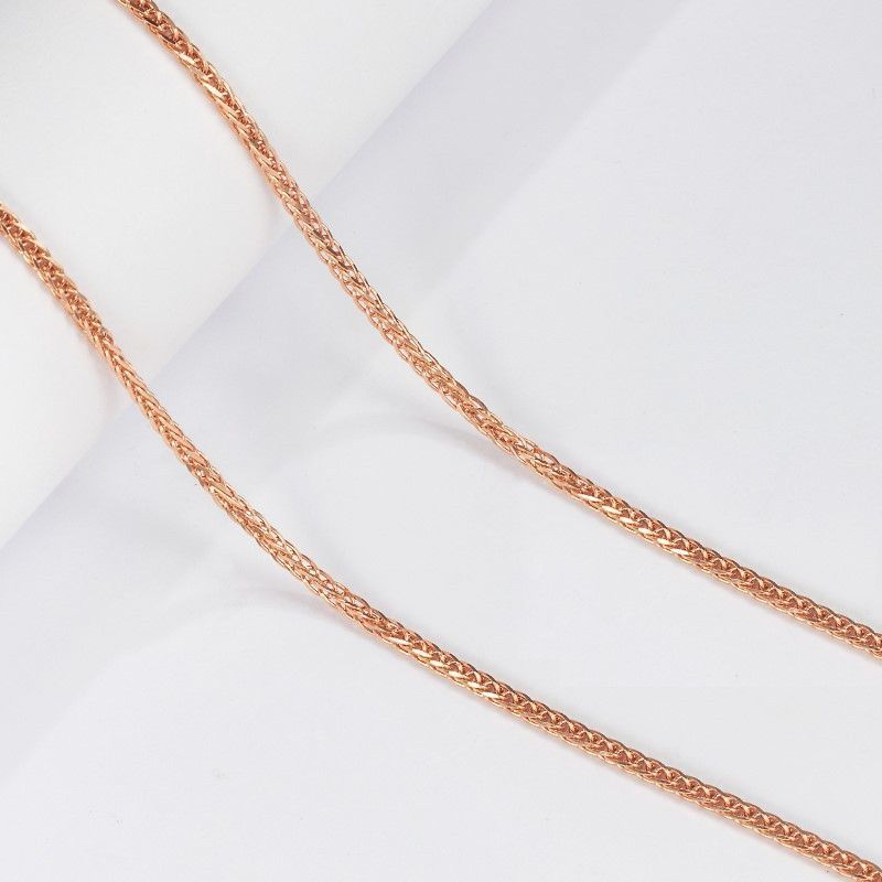 S Pure Silver Carved Chopard Chain For Women, Ins Simple Versatile Shiny Lucky Cuban Necklace_voghion.com