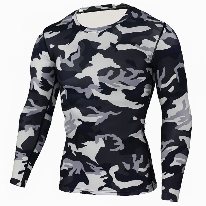 T-shirt da uomo a maniche lunghe da fitness a collo alto da uomo, da corsa, sportiva, a maniche lunghe, con cappuccio, elastica, ad asciugatura rapida, autunno e inverno_voghion.com