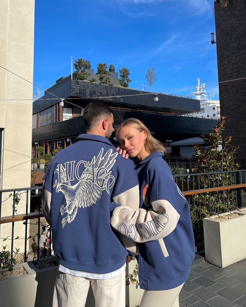 Damen-Sweatshirt, bedruckt, Strickjacke, langärmelig, Paar, Baseball-Uniform, Männer und Frauen gleich_voghion.com