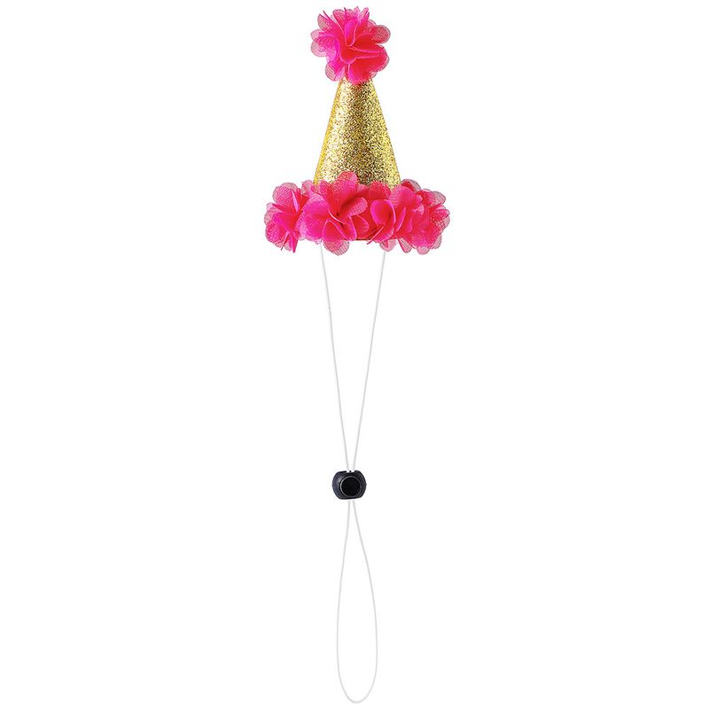 Tanpopo Birthday Flower Ins Style Floral Dog Hat Printed Pet Apparel_voghion.com