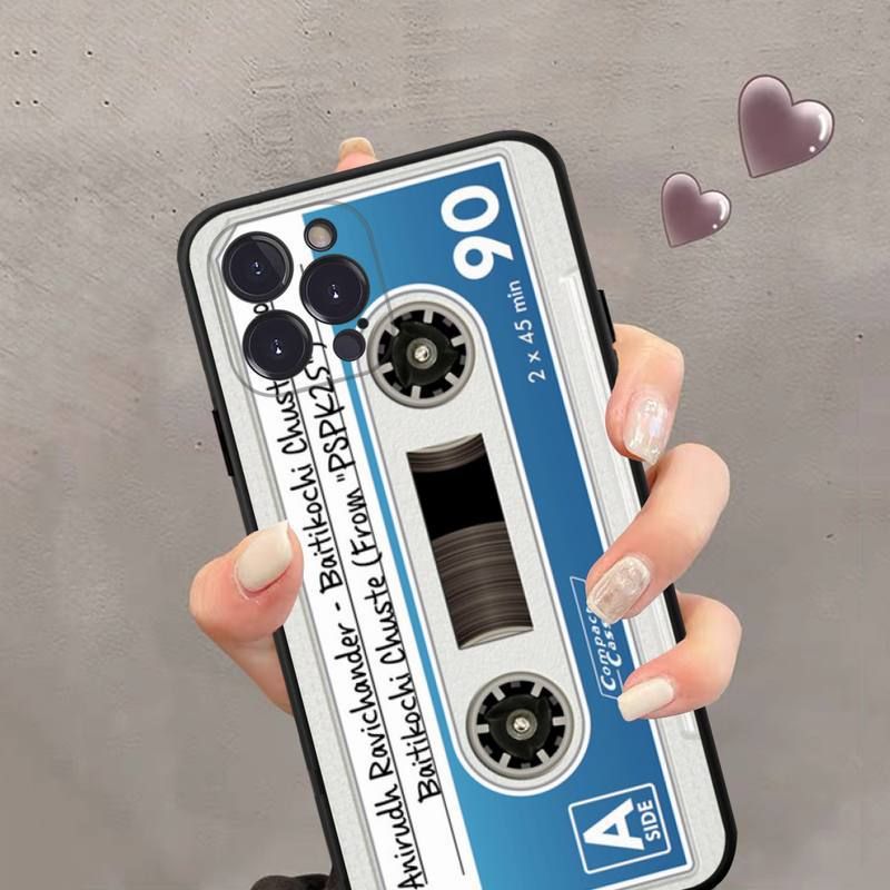 Custodia per telefono grigia adatta per la nuova console di gioco retrò per iPhone 15_voghion.com