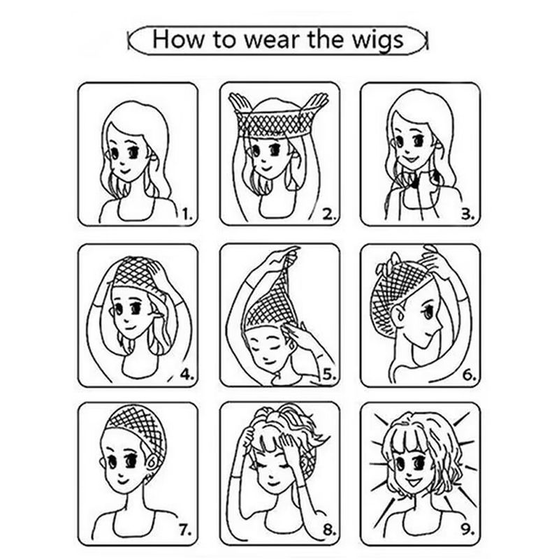 Cappello Parrucca Donna Capelli Lunghi Lisci Cappello da Baseball a Becco d'Anatra con Parrucca Tutto in Uno Copricapo Completo alla Moda per Primavera ed Estate_voghion.com