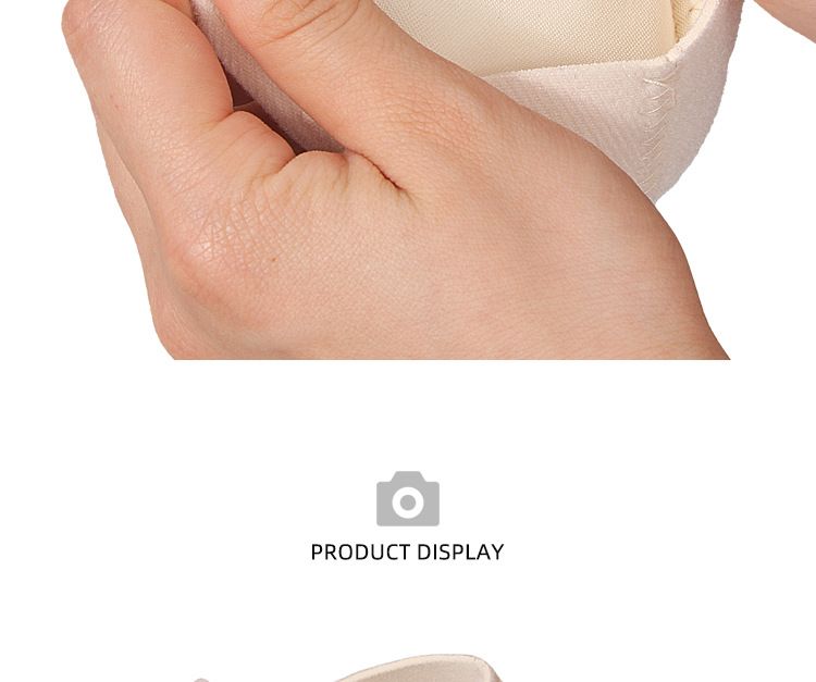 Calzini protettivi per talloni da uomo e da donna - Cuscinetto traspirante e confortevole per i piedi, per tutte le stagioni, design antiscivolo con cinturini regolabili (nero, beige)_voghion.com