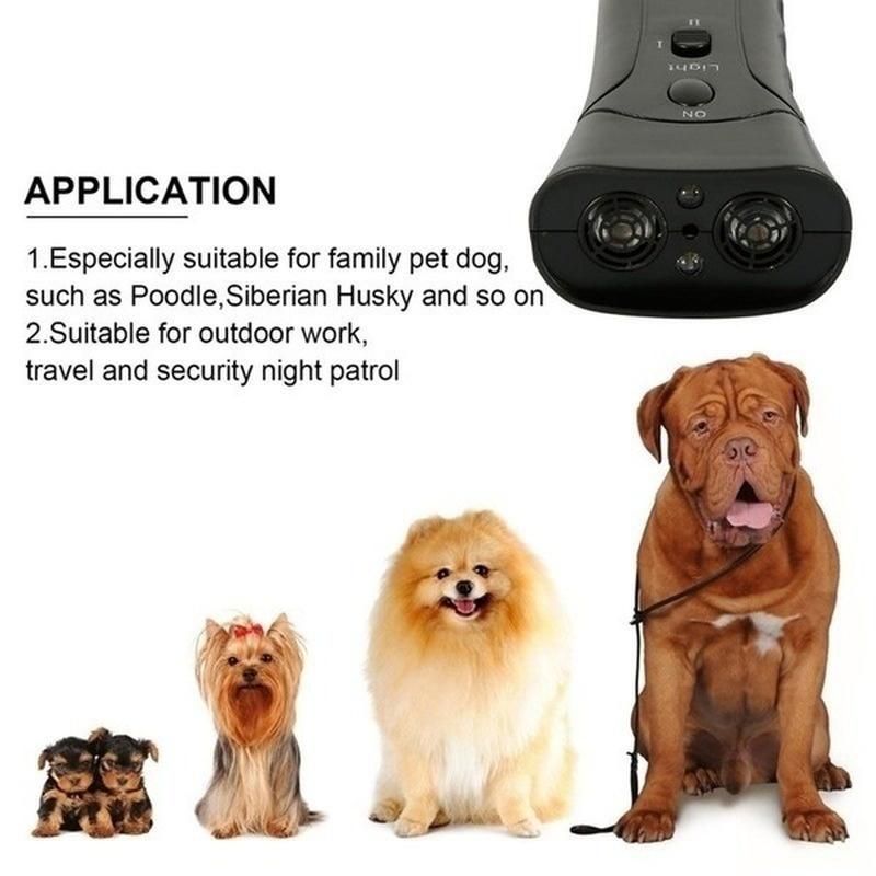 1 Pcs Pet Training Ultrasonic LED Bark Preventer Dog Training Repeller Dog Training Pet Training Tools_voghion.com