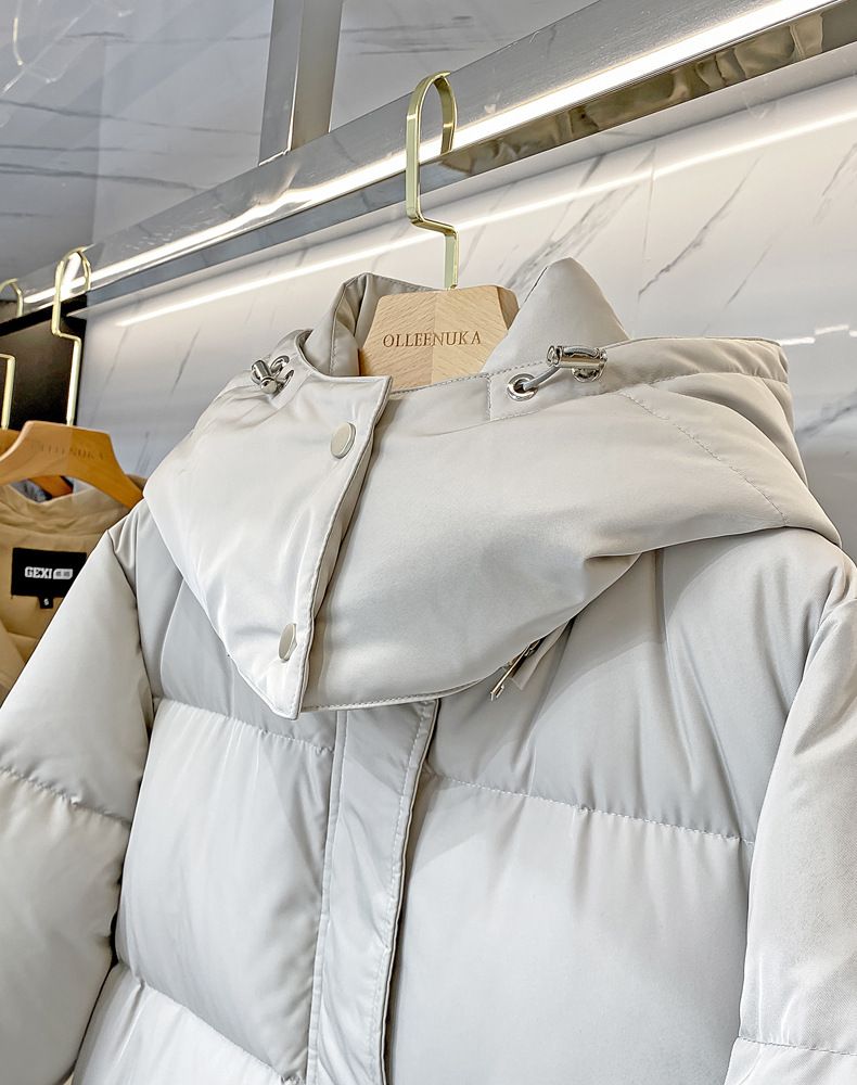 Piumino ultra lungo da donna – Parka invernale con cappuccio, lunghezza dal ginocchio alla caviglia, imbottitura in piuma d'anatra bianca di alta qualità per climi estremamente freddi_voghion.com