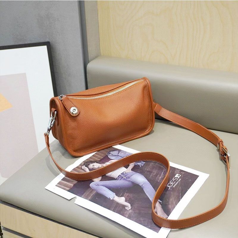 Echtes Leder Knödel Tasche 2024 Neue Weiße Pendler Kleine Mode Achsel High-End-Damen, Crossbody_voghion.com