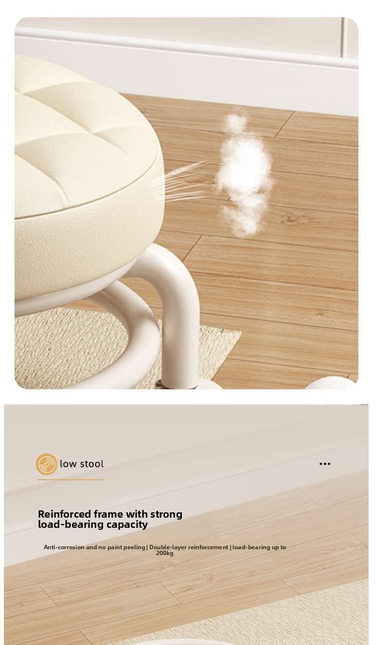 Schwenkrad niedrig für den Schuhwechsel zu Hause, mobiler Baby-Sitzstuhl, Gehhocker für Kinder_voghion.com