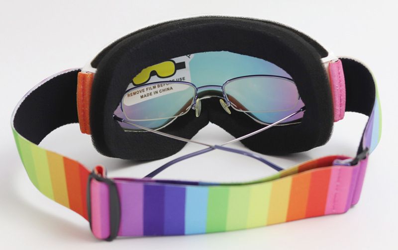 Children's high-definition spherical skiing protective glasses, skiing goggles, double-layer anti fog skiing glasses, UV protection_voghion.com