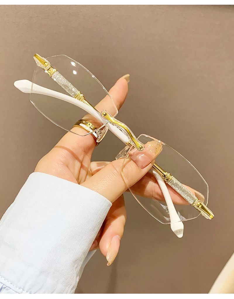 Ochelari de citit cu lumină albastră pentru femei, cu ramă ultra-refractivă, cu tăiere retro, pentru presbiopie, blocare a prezbiopiei_voghion.com