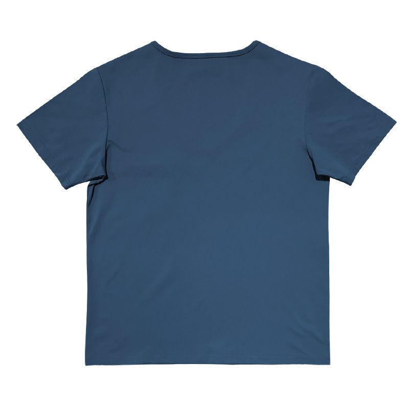 Herren-T-Shirt mit V-Ausschnitt und Tasche – Leichtes Polyester-Mischgewebe mit knitterfreier Oberfläche (S-XXXL) – Lässiges T-Shirt mit schmaler Passform für Komfort im Alltag_voghion.com