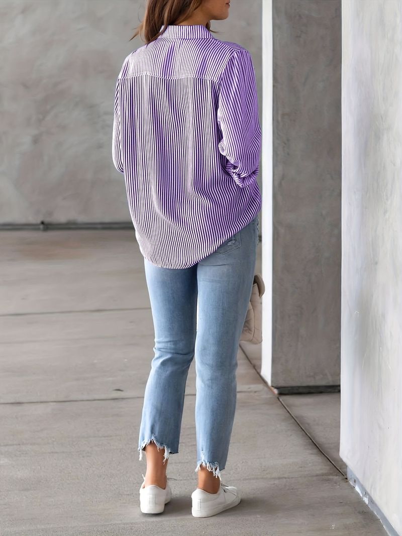 Damenbekleidung Oberteile Lockere, lässige Langarmshirts für Damen_voghion.com