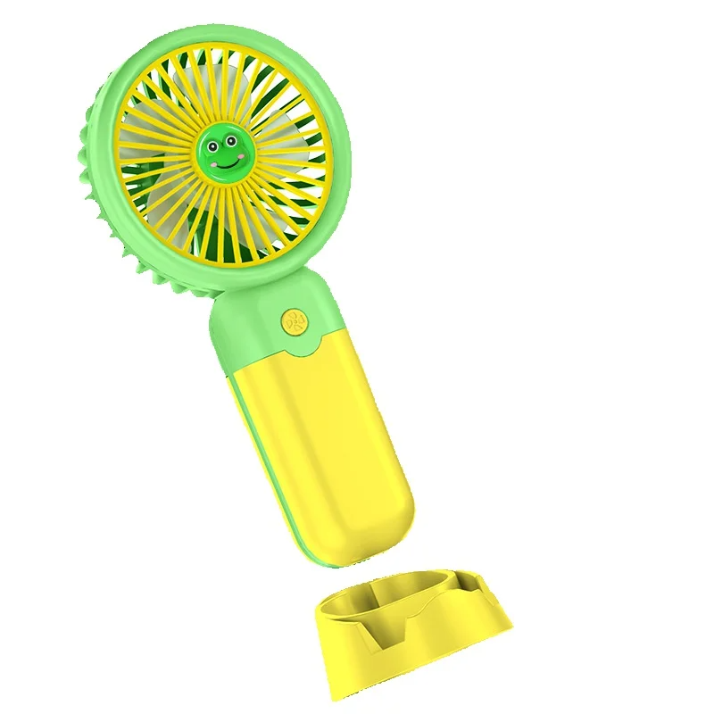 2025 Handheld Rechargeable Long Battery Life Mini Student Portable Cartoon USB Small Fan Gift_voghion.com