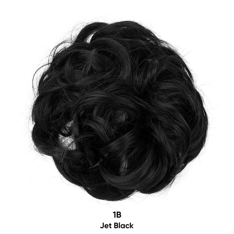 parrucca femminile fibra chimica corda per capelli accessori per capelli anello per capelli seta opaca soffice testa a sfera parrucca pacchetto per capelli capelli_voghion.com