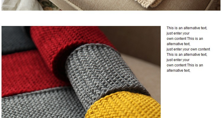 Sciarpe da donna Sciarpa da ragazza morbida in lana spessa, sciarpa di lana lavorata a maglia da donna calda invernale ispessita_voghion.com