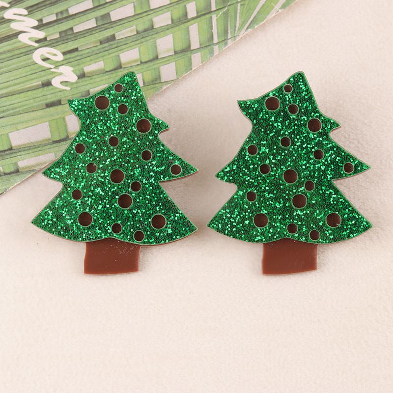 Cartoon Series Acrylic Snowman Cup Flower Personalized Wine Bottle Earrings Jewelry For Women_voghion.com
