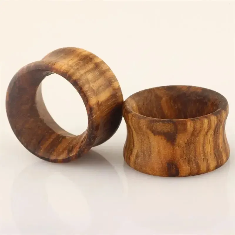 1 pz dilatatori per orecchie in legno, dilatatori per orecchino, punk, tunnel di carne, piercing, gioielli, corpo cavo, espansione 620 mm, 241217_voghion.com