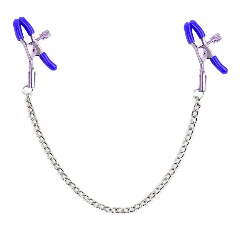 Sexy Stimulation SM Sklavin Training Nippelklemmen Kette Paar Flirten Erwachsene Produkte Alternative Sexspielzeug_voghion.com