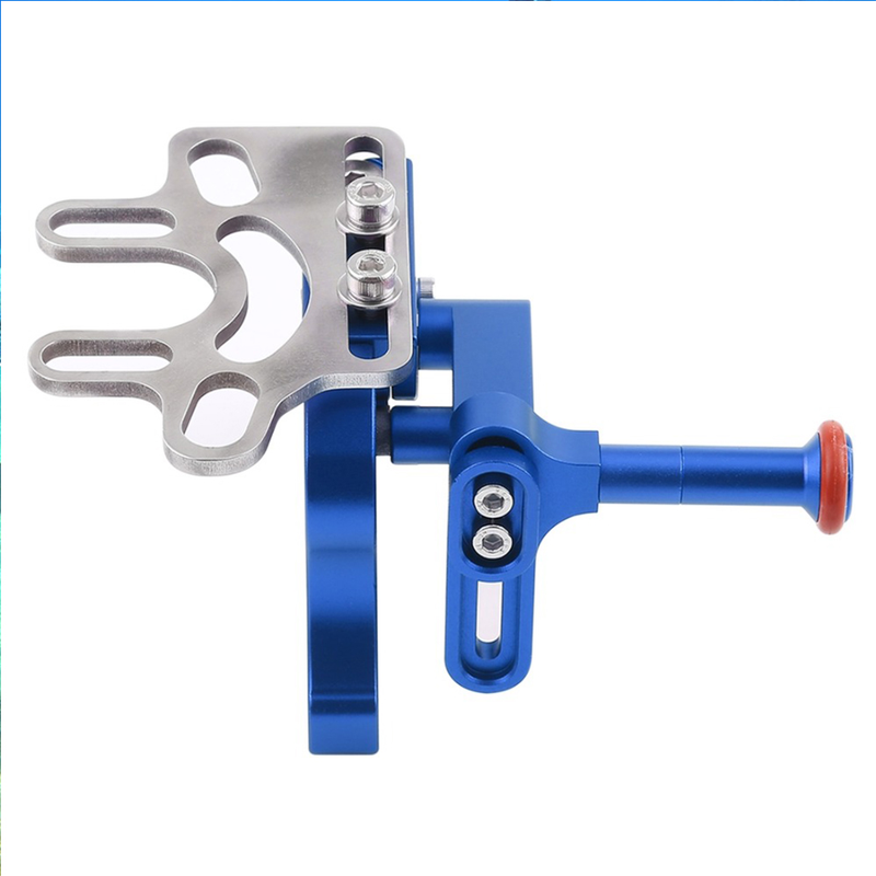 Aluminium-Shutter-Trigger-Verlängerungshebel-Montageadapter, Zubehör für Tauchtablett-Stabilisator, Unterwasserkamera-Gehäuse_voghion.com