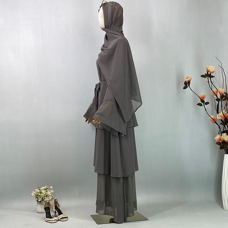 Sukienki na imprezę Eid Kimono Kpytomoa Plus Size Odzież damska Outer Banks Kaftan Marokański Hidżab Muzułmańskie Tureckie Pakistańskie Abaje_voghion.com