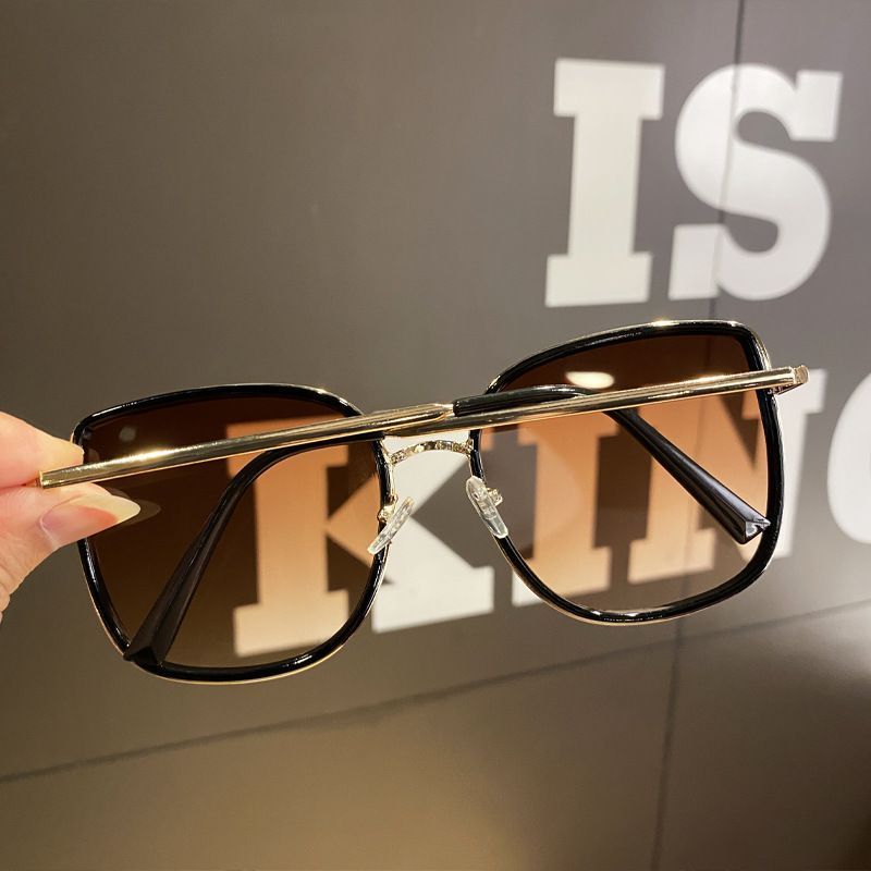 Sonnenbrillen Damen Sommer Neue Sonnenbrillen Sonnenschutzbrillen Zeigen Kleines Gesicht Rundes Gesicht Augen Sonnenbrille Großer Rahmen_voghion.com