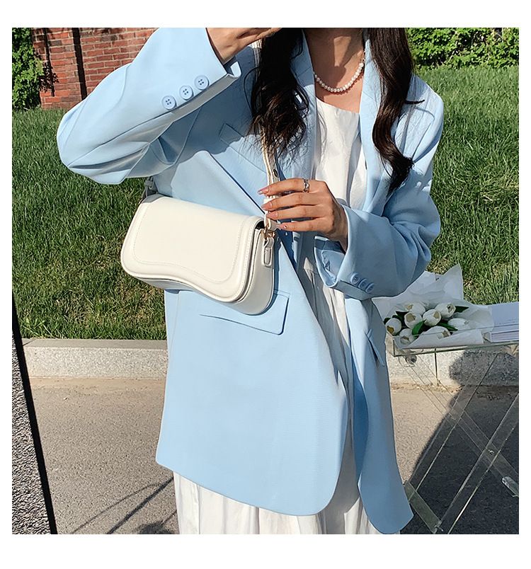 High-end textuur niche crossbody tas tas vrouwelijke mode enkele schouder oksel kleine vierkante tas_voghion.com
