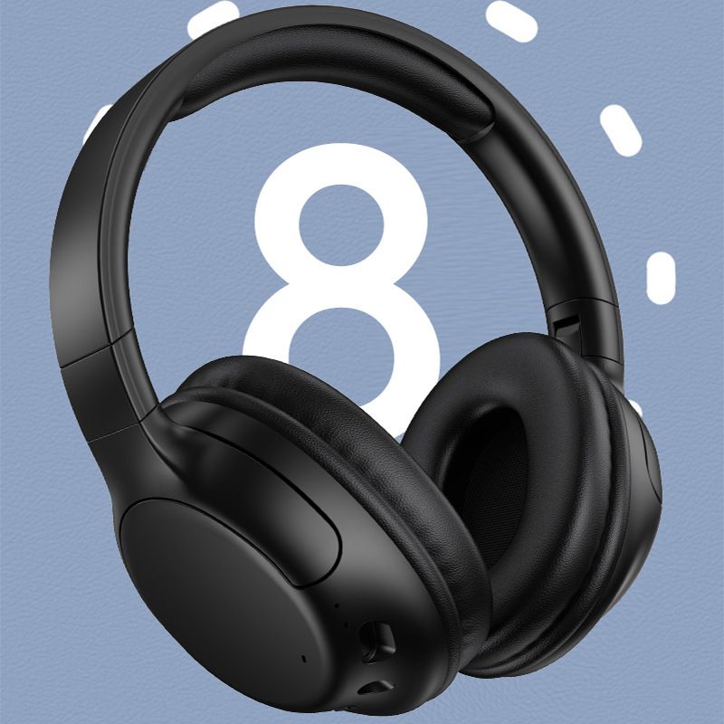 Premium-Bluetooth-Kopfhörer mit Bassverstärkung, Over-Ear-Headset, kabellos, mit langer Akkulaufzeit (Schwarz/Khaki/Blau/Pink/Grün)_voghion.com