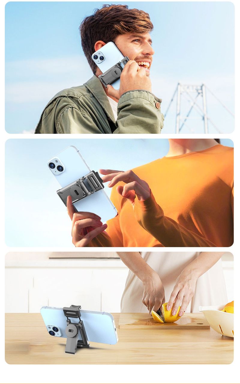 TOKQI Handy-Selfie-Stick-Halter C11 Bluetooth Einziehbare Aluminiumlegierung Integriertes Stativ Live-Selfie-Artefakt_voghion.com