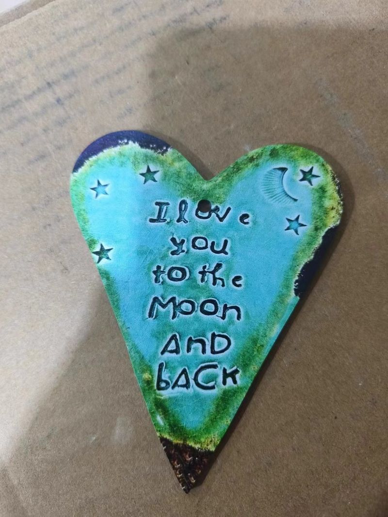 Pendentif d'amitié transfrontalier pour la Saint-Valentin, nouveau, artisanat en métal, TU ME MANQUES_voghion.com