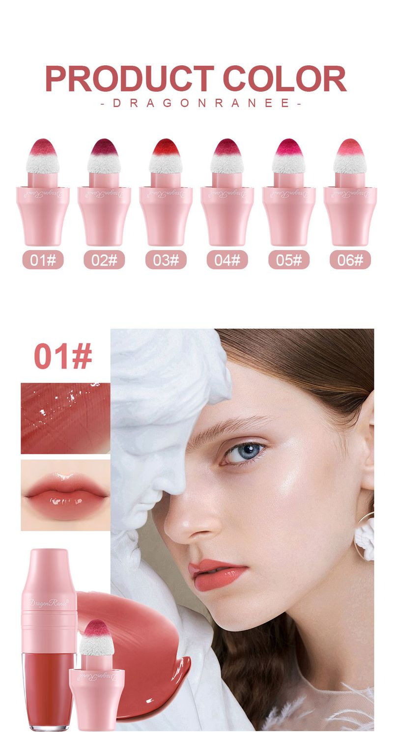 Mirror Glaze Lip Stain Set für Damen mit Schütteleffekt – wasserfester, nicht haftender Lipgloss mit bezauberndem Design, vielseitig verwendbar als Rouge_voghion.com