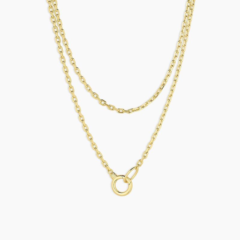 Collier de niche haut de gamme avec pendentif hip-hop, placage sous vide au four, chaîne de clavicule en acier titane et or véritable_voghion.com