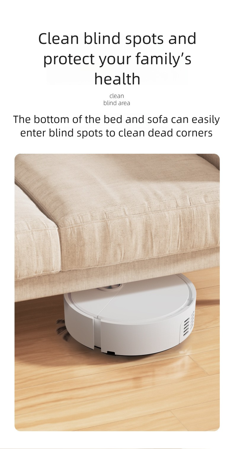 Robot aspirador de seguridad - Monitoreo del hogar con cámara | Límites virtuales | Limpieza de patrullaje controlada por app_voghion.com