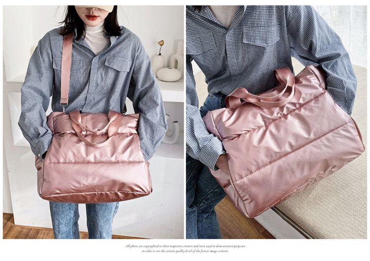 Fitnesstasche Damen Sporttasche Trocken- und Nasstrennung wasserdichte Schwimmtasche Yoga Handgehaltene Einzelschulter-Reisegepäcktasche_voghion.com