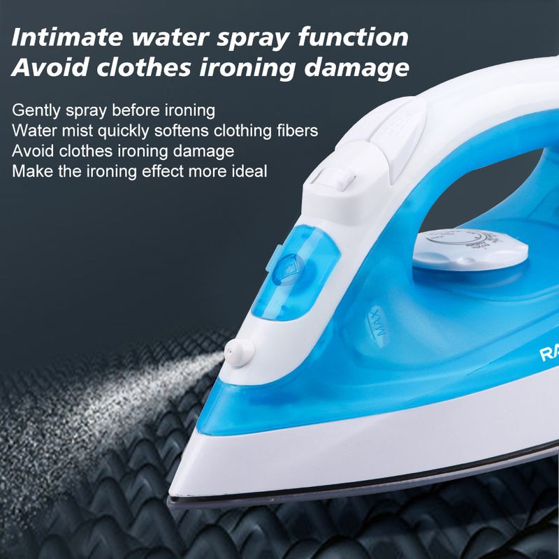 1200W Handheld Steam Iron - Household Portable Electric Iron Compact Non-Stick Soleplate EU Plug_voghion.com