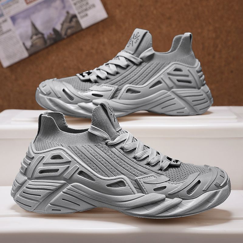Scarpe estive leggere e traspiranti in rete intrecciata, scarpe sportive e casual antiscivolo e resistenti_voghion.com