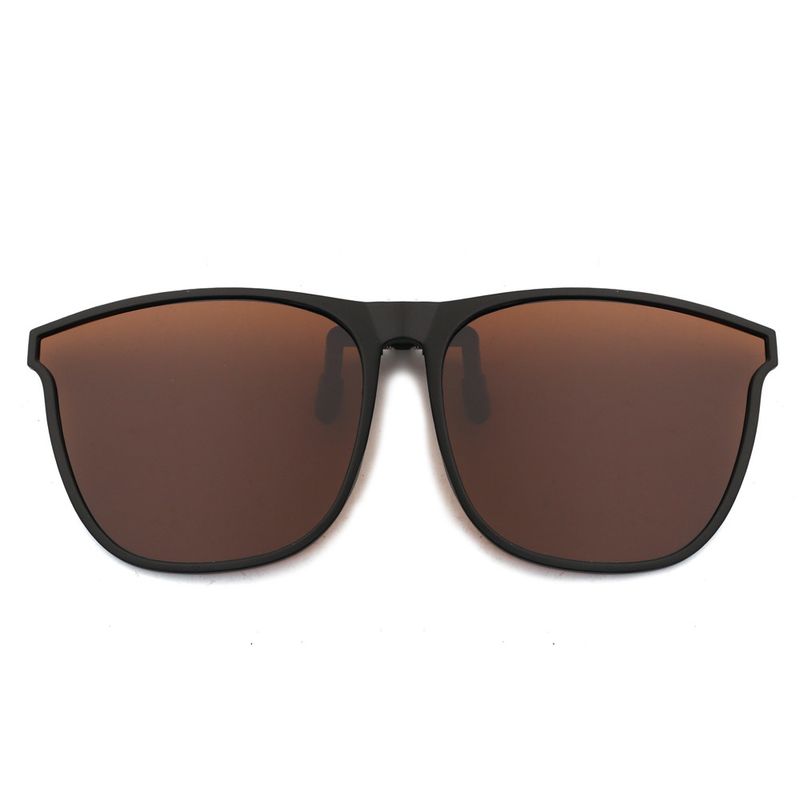 JM Übergroße polarisierte Sonnenbrille zum Anklipsen, modisch, quadratisch, für Damen und Herren, groß, zum Aufklappen, UV400_voghion.com