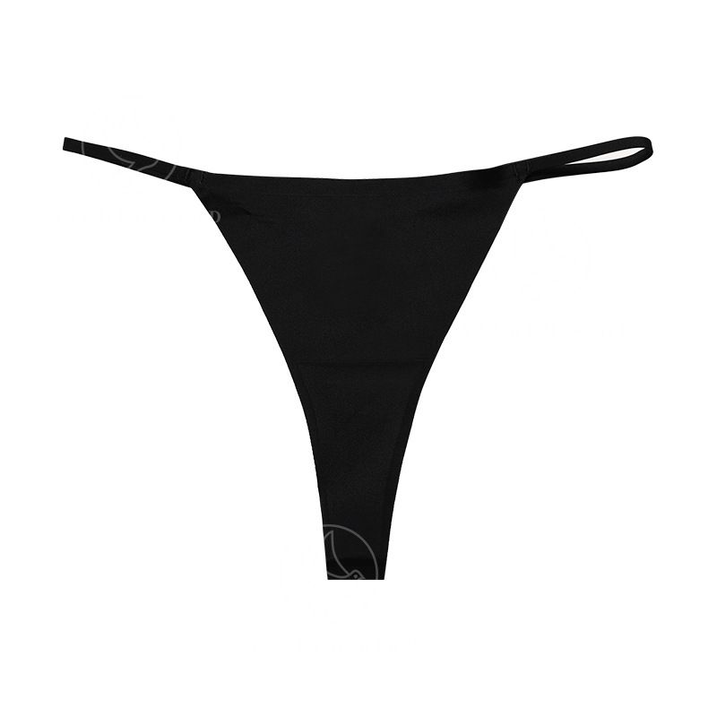 Dikişsiz Çapraz Kenar Seksi İnce Askılı Tokalı Tişört Kız Çocuk Fiess Tek Parça Saf Pamuklu Kasık Kadın Tanga İç Çamaşırı_voghion.com