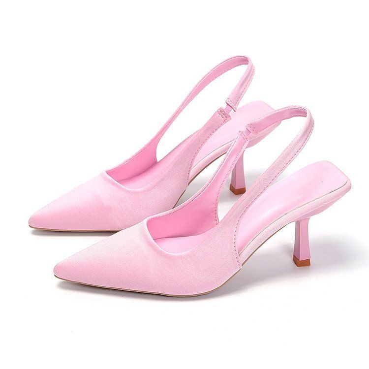 New pointy skinny heels heels after empty toe sandals high heels_voghion.com