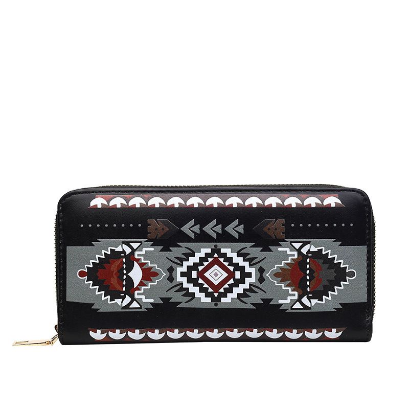 Torby damskie Nowa krótka damska portmonetka w stylu nadrukowanej torby do przechowywania Duża pojemność z wieloma przegródkami na karty Mini torba na karty_voghion.com