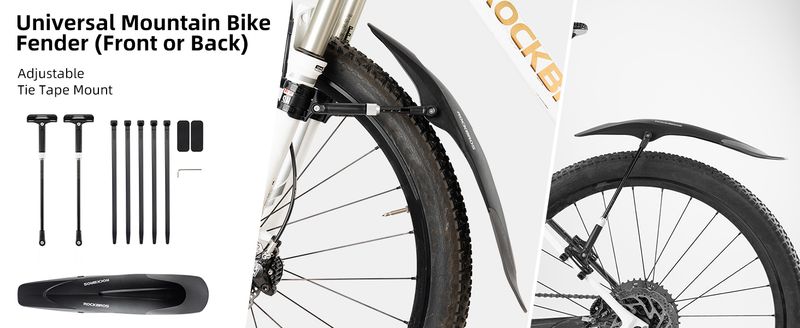 Garde-boue avant et arrière pour vélo ROCKBROS 26'/27,5'/29' VTT_voghion.com